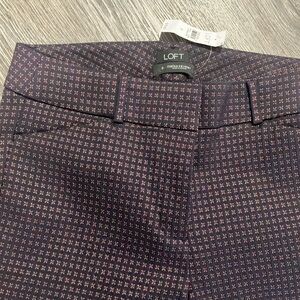 Loft Marisa skinny pant jacquard